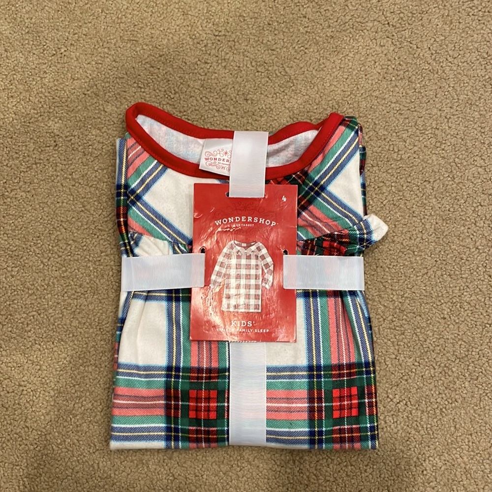 Wondershop at Target Christmas Plaid Girl’s Flannel Nightgown